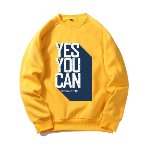 Yes You Can Yellow Sweatshirts