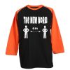 The New Normal 6 Feet Black Orange Raglan T shirts
