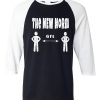 The New Normal 6 Feet Black White Raglan T shirts