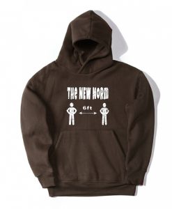 The New Normal 6 Feet Brown Hodie