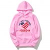 We Will Survive From Covid-19 White Pink Hoodie