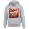 Coffee Shop Hot Coffee Grey Hoodie