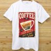 Coffee Shop Hot Coffee White T shirts
