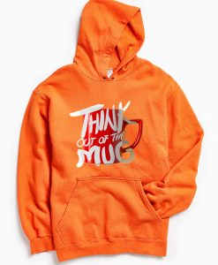 Think Out Of The Mug Orange Hoodie