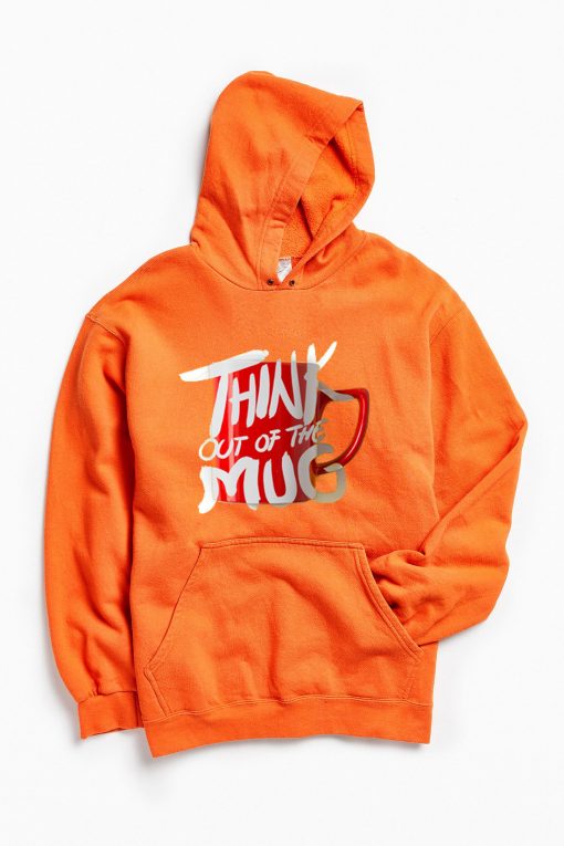 Think Out Of The Mug Orange Hoodie