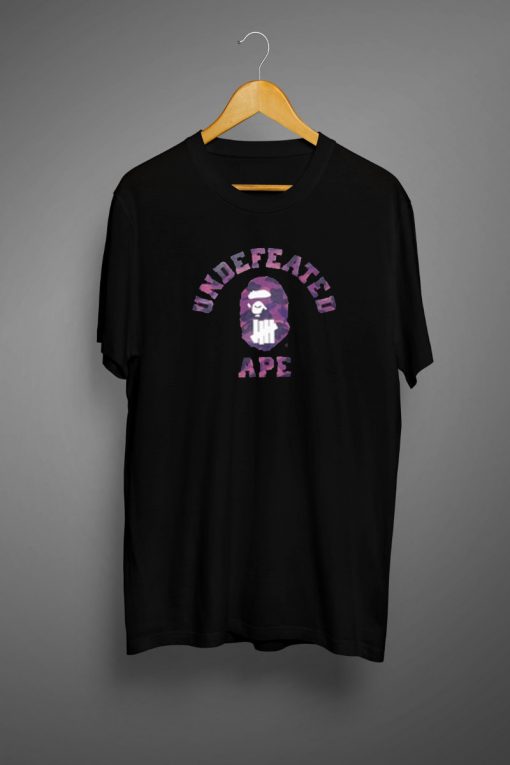 BAPE X Undefeated T shirt