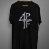 4PF Rhine Stone Logo Black T-Shirt