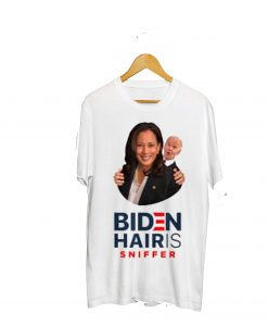 Joe Biden Hair Sniffer Funny Parody Political T shirt