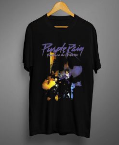 Prince Purple Rain Short Sleeve Graphic T-Shirt