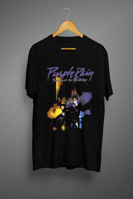 Prince Purple Rain Short Sleeve Graphic T-Shirt