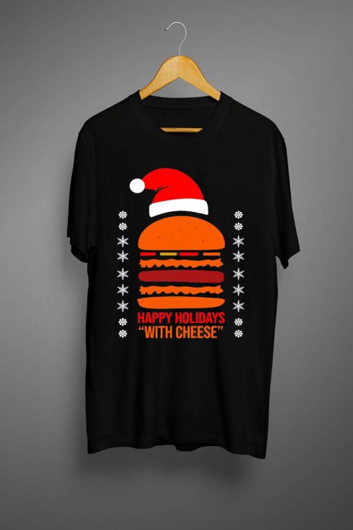 Samuel Jackson happy holidays with cheese T shirt
