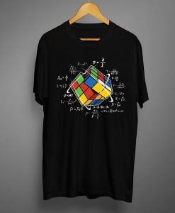 Rubik Cube Retro Vintage Colorful Cube Game Math T Shirt