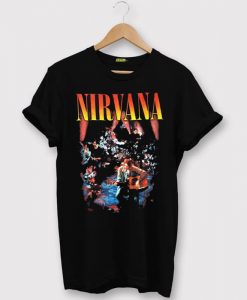 Nirvana Live Unplugged Photo Girls T-Shirt