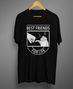 Cat Best Friends For Life Graphic T Shirt