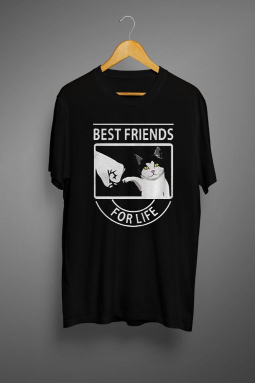 Cat Best Friends For Life Graphic T Shirt