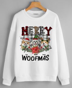 Merry Woofmas Christmas Sweatshirts
