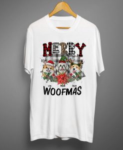Merry Woofmas Christmas T shirts