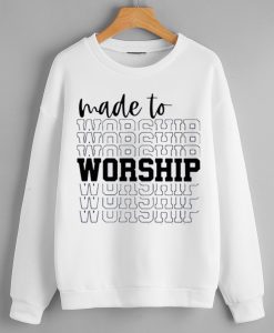 Worshipping White Sweatshirts