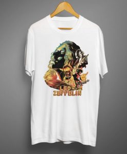 Zeppelin on Fire T shirts