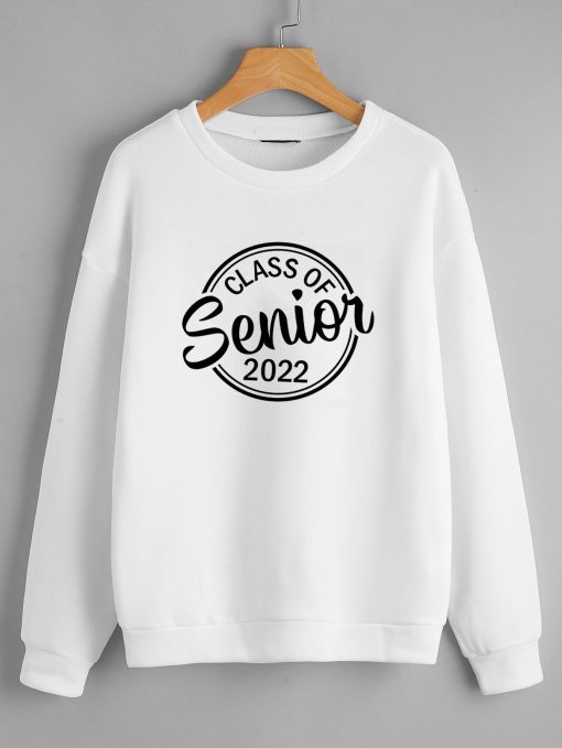 Class of 2022 White Sweatshirts