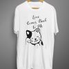 Love Comes Back To Me Cat Basic T shirts