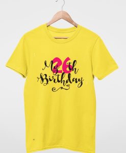 My 7th Birthday T shirts Yellow
