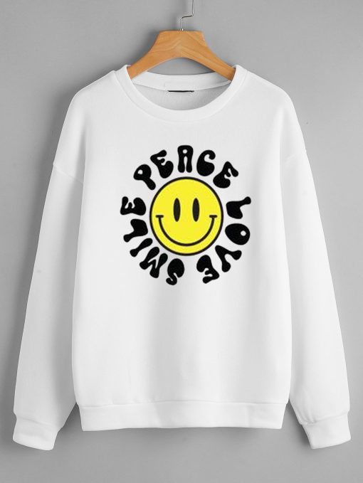Peace Love Smile Sweatshirts