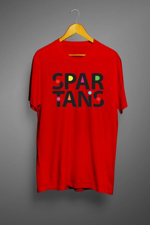Spartans T shirts Red