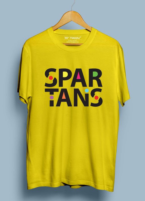 Spartans T shirts Yellow