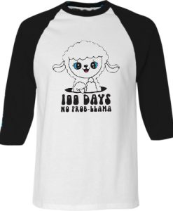 100 days No Problema Raglan White T shirts
