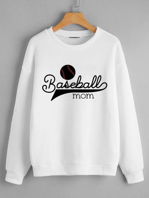 Baseball mom White Sweatshirts