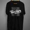 Teacher mirror T shirts Black