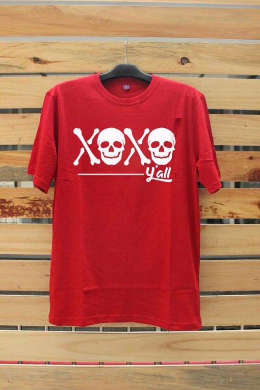 XOXO y'all T shirts Red