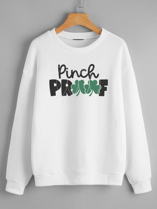 Pinch Proof White Sweatshirts