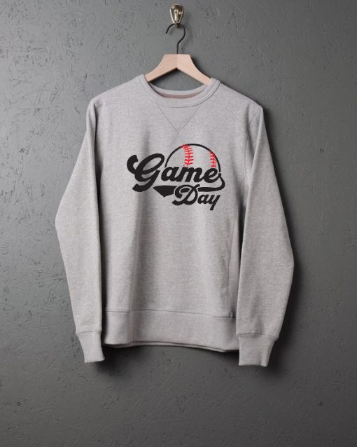 Game day Grey Sweatshirts