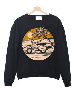 Vespa Beach Sweatshirt
