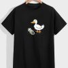 Guys Cartoon Duck Graphic T shirts